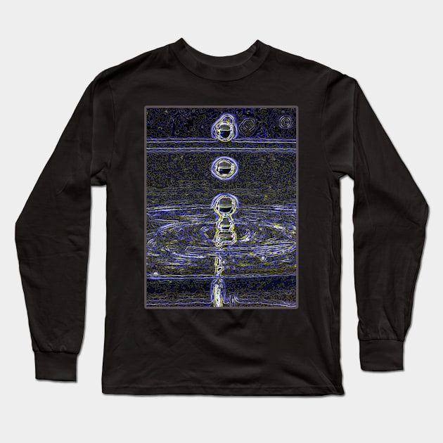 Water drop vibe Long Sleeve T-Shirt by thresh